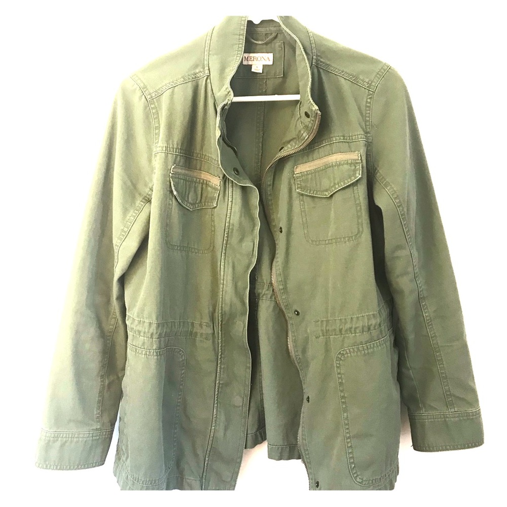Green Merona Jacket Women’s Large